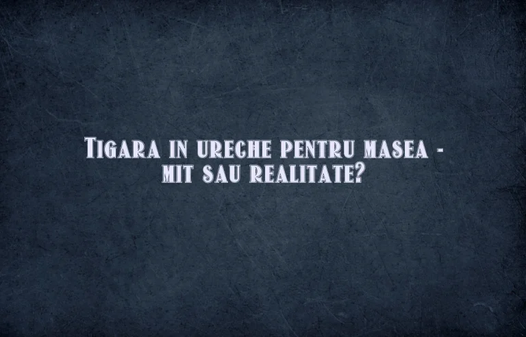 tigara in ureche pentru masea